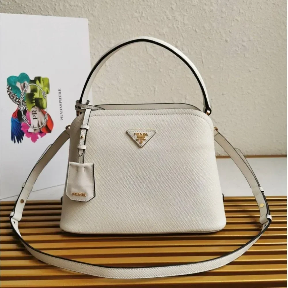 MATINEE SAFFIANO LEATHER PRADA GALLERIA BAG - Picture 1 of 6